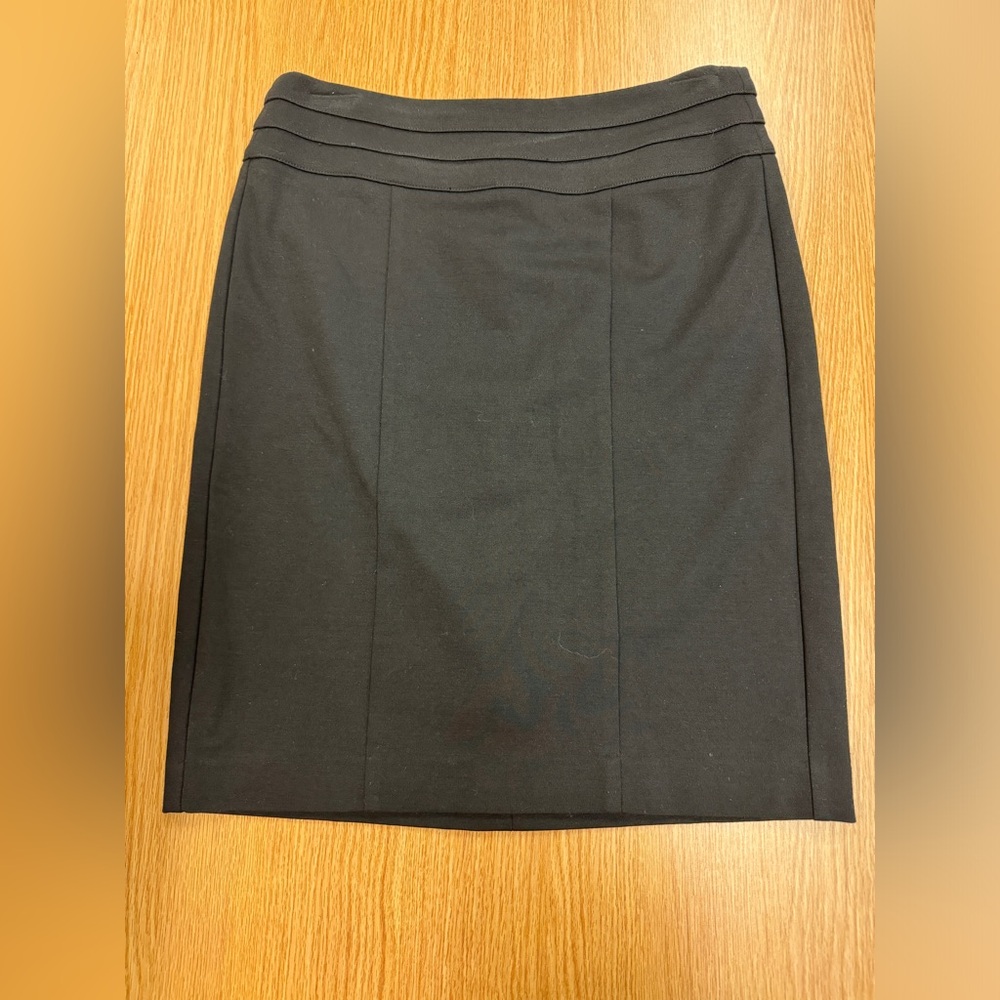 CAbi Black Miranda #505 Straight Stretch Knit Pencil Skirt‎ Sz 4